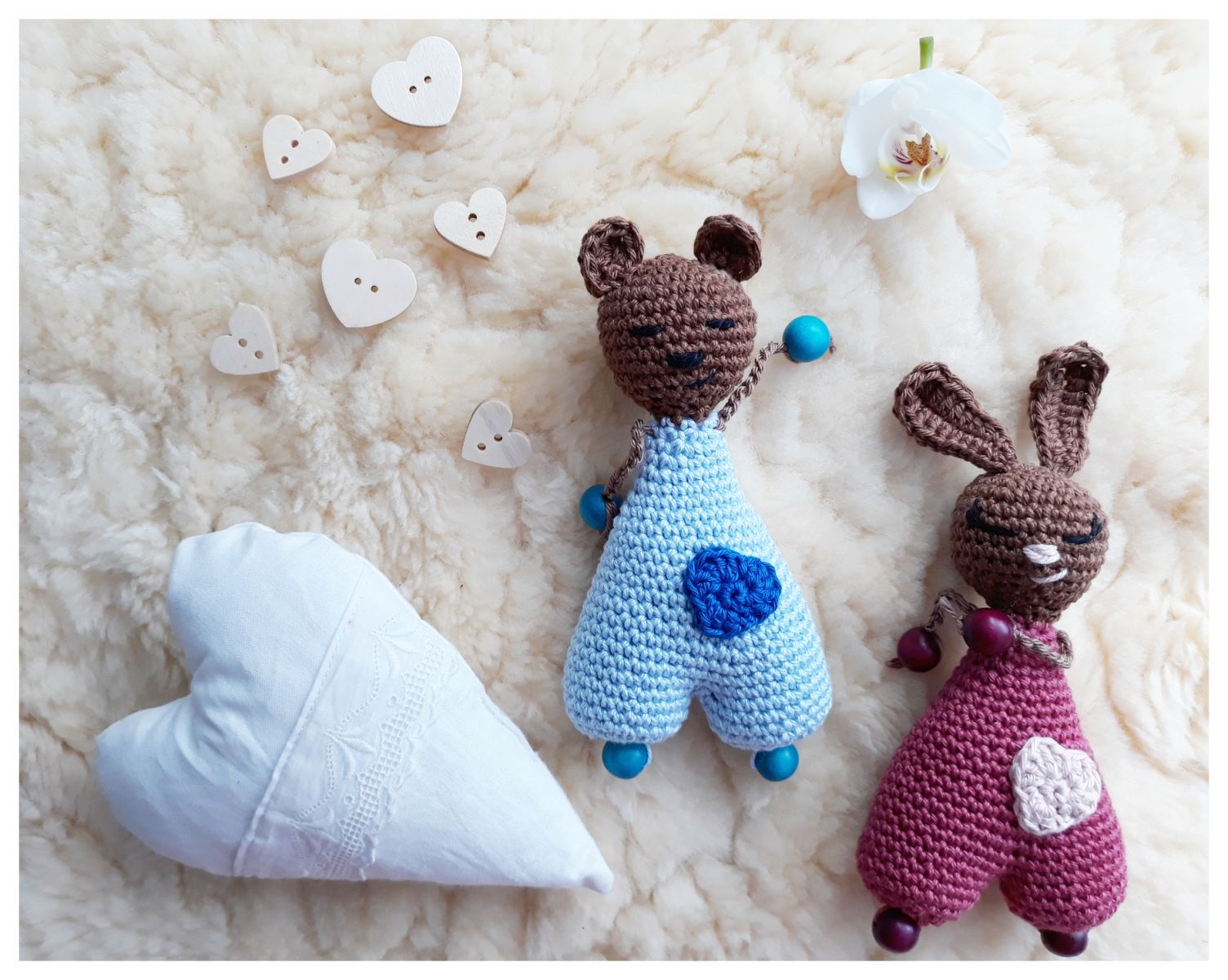 Blog-Inhaltsbild für 'Erweiterung zum Brautpaar mit Herz, herzige Bären und Hasen'